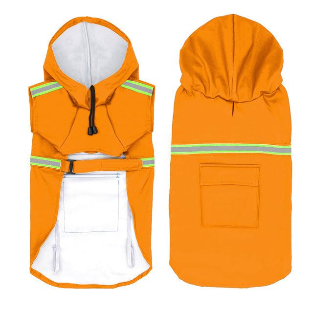 Reflective Waterproof Dog Raincoat