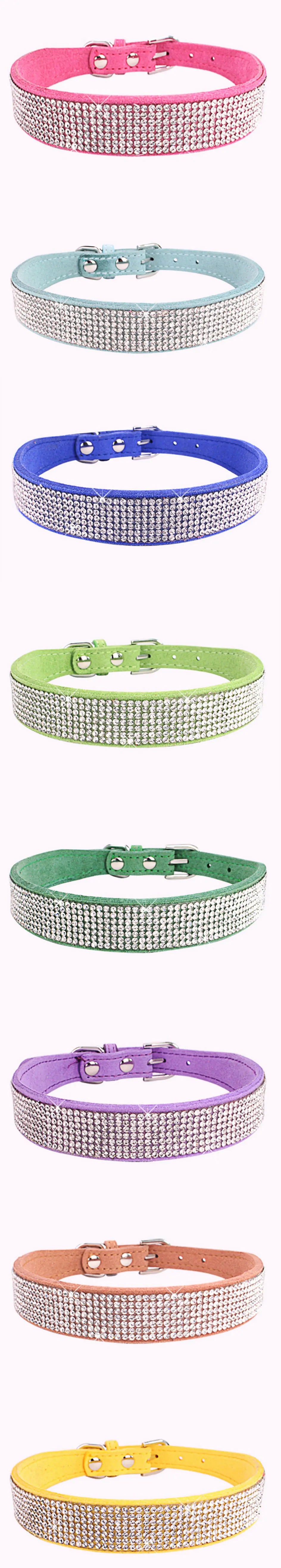 Hundhalsband med strass