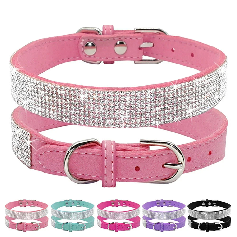 Hundhalsband med strass