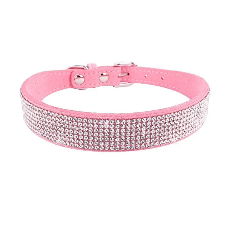 Hundhalsband med strass