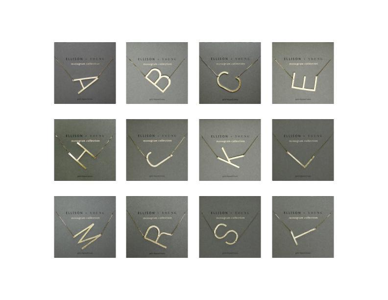 Monogram Collection - Halsband med initial