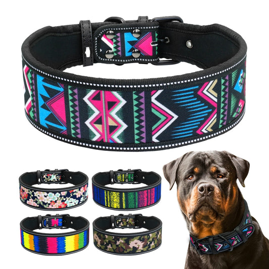 Vackert halsband till hund