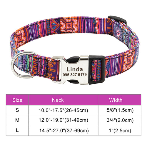 Personligt hundhalsband