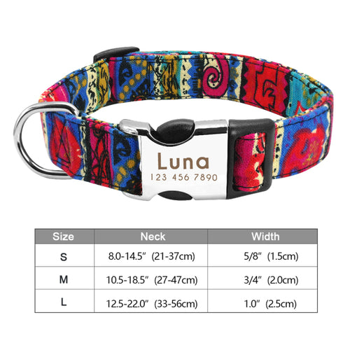 Personligt hundhalsband