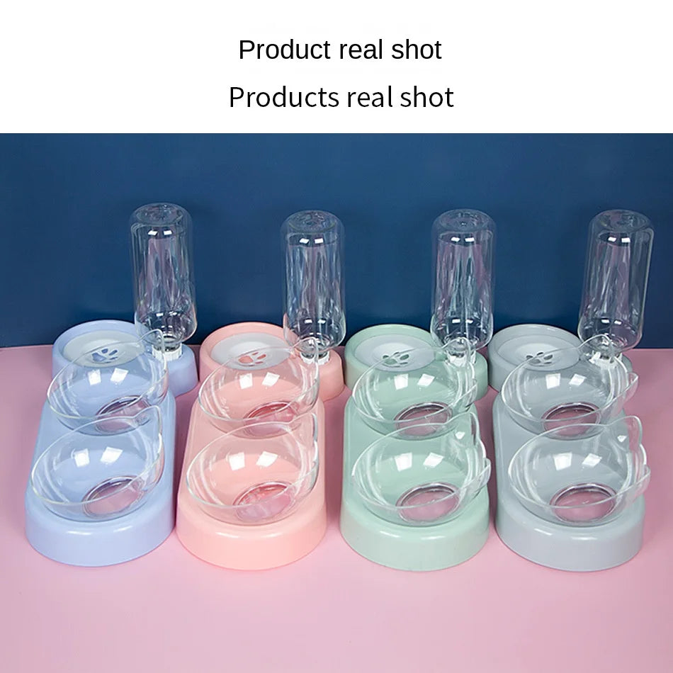 Mat & vattenstation till katt