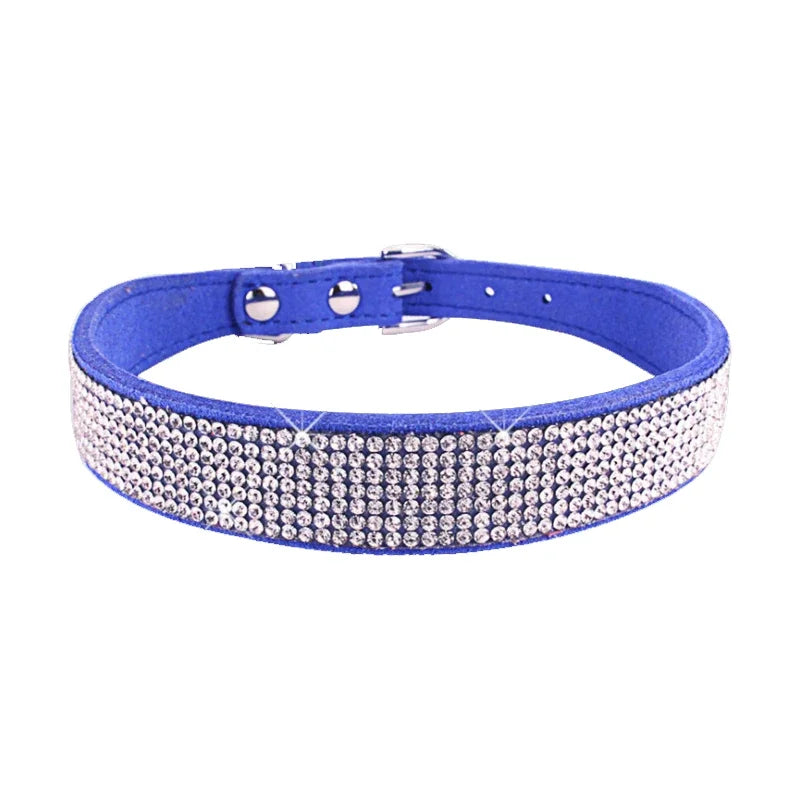 Hundhalsband med strass