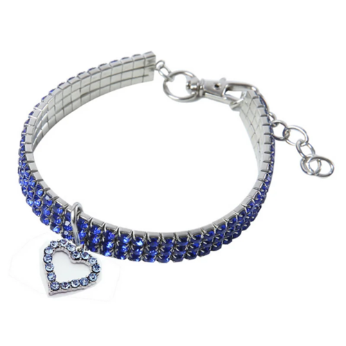 Glittrande hundhalsband