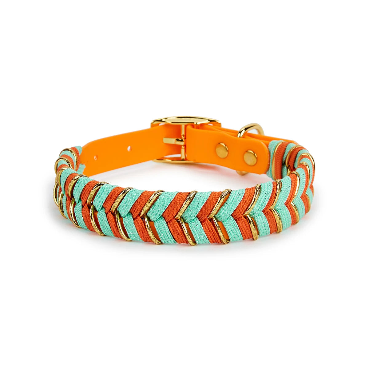 Handsytt hundhalsband