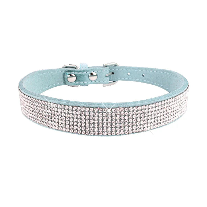 Hundhalsband med strass