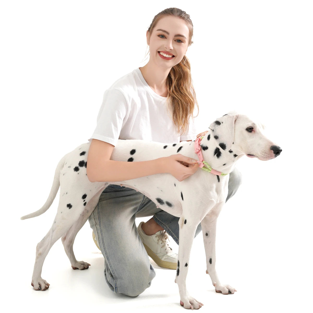 Handsytt halsband i nylon