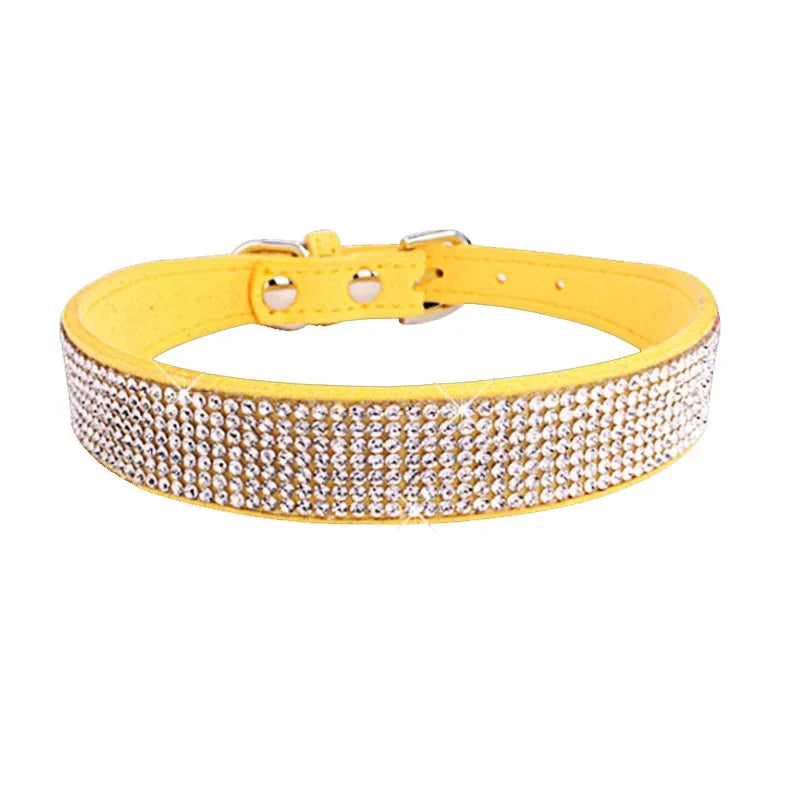 Hundhalsband med strass