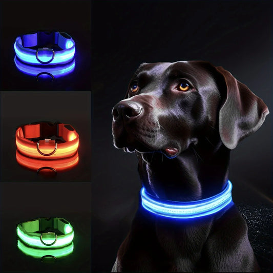 Reflekterande LED-hundhalsband