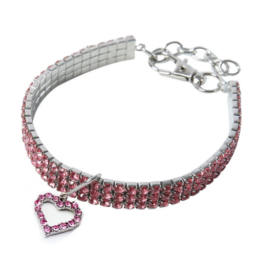 Glittrande hundhalsband