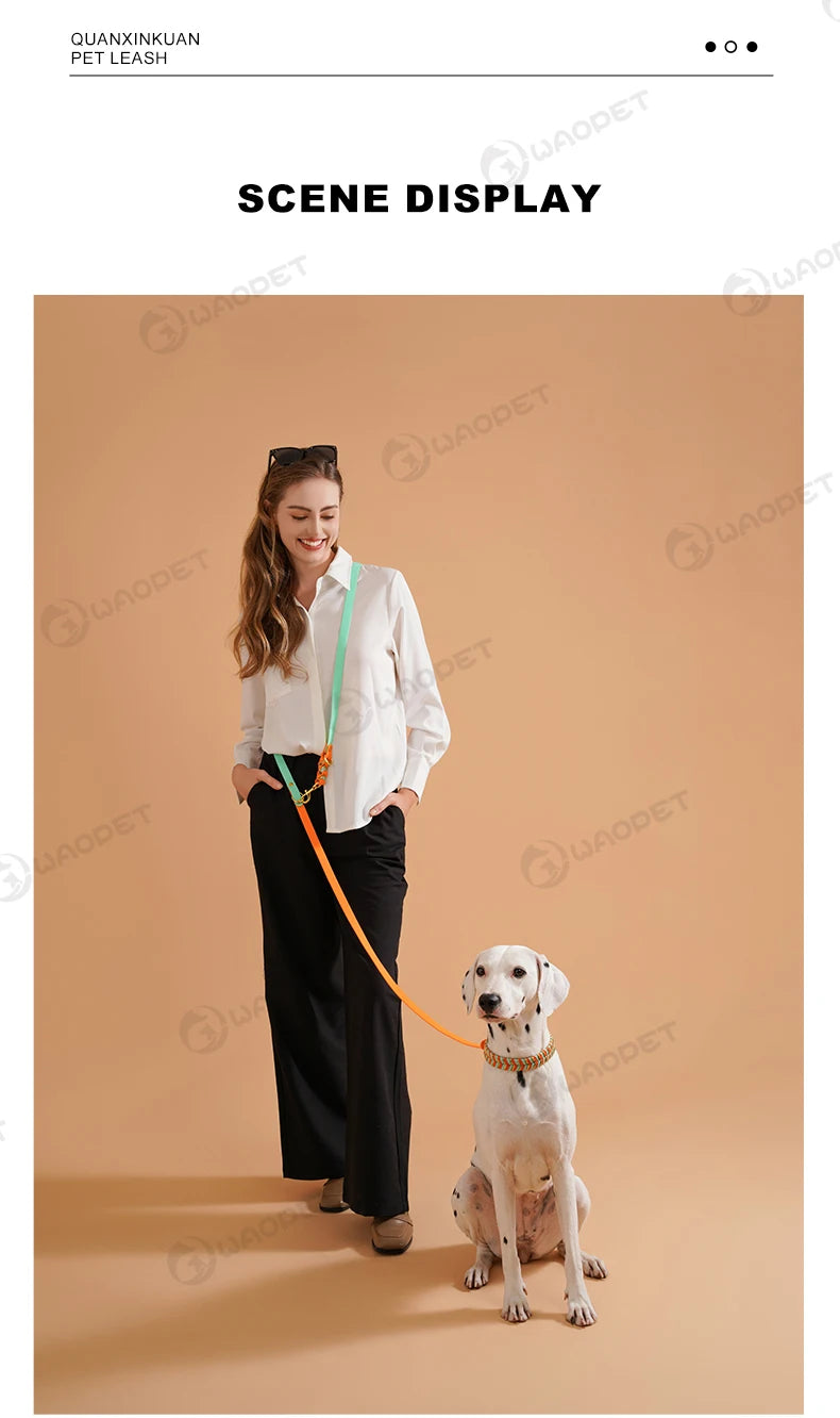 Handsytt hundhalsband