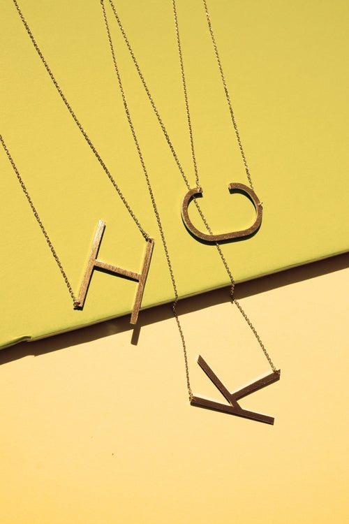 Monogram Collection - Halsband med initial